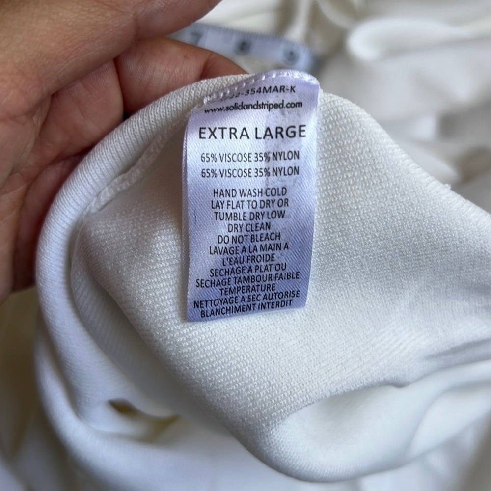Solid & Striped Bailey White Midi Dress - Picture 7 of 7